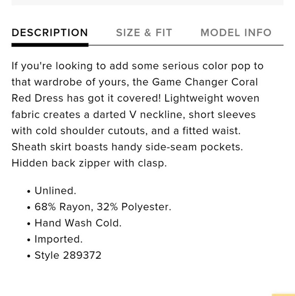 LuLus Game changer coral red dress - Picture 8 of 9